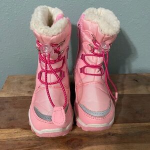 Kids Pink Winter Boots
